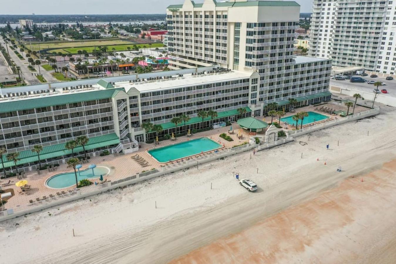 Blue Tides Oceanview Condo Daytona Beach Bagian luar foto